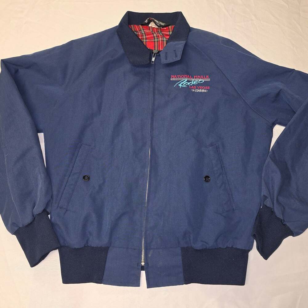 Vintage Sportsmaster National Finals Rodeo 1988 Jacket Blue Lined